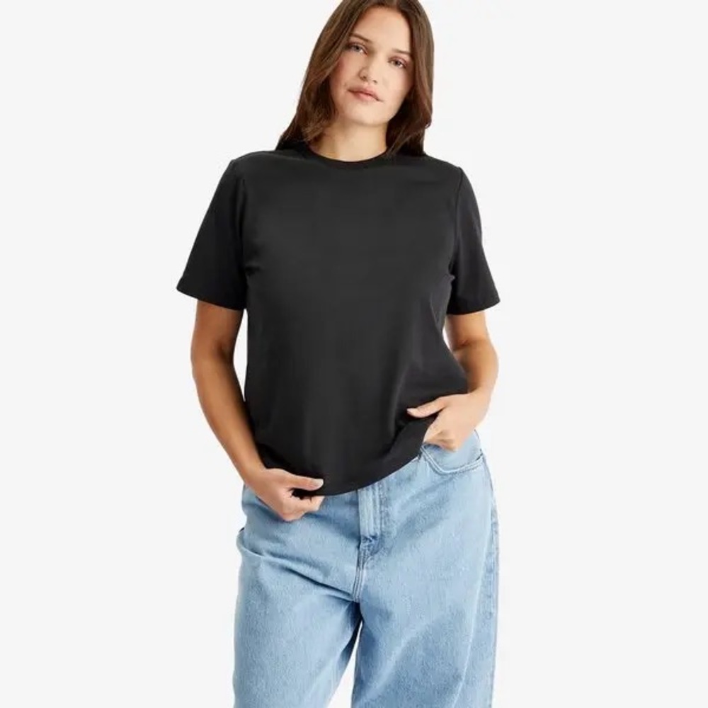 Skims Onyx Relaxed Tee